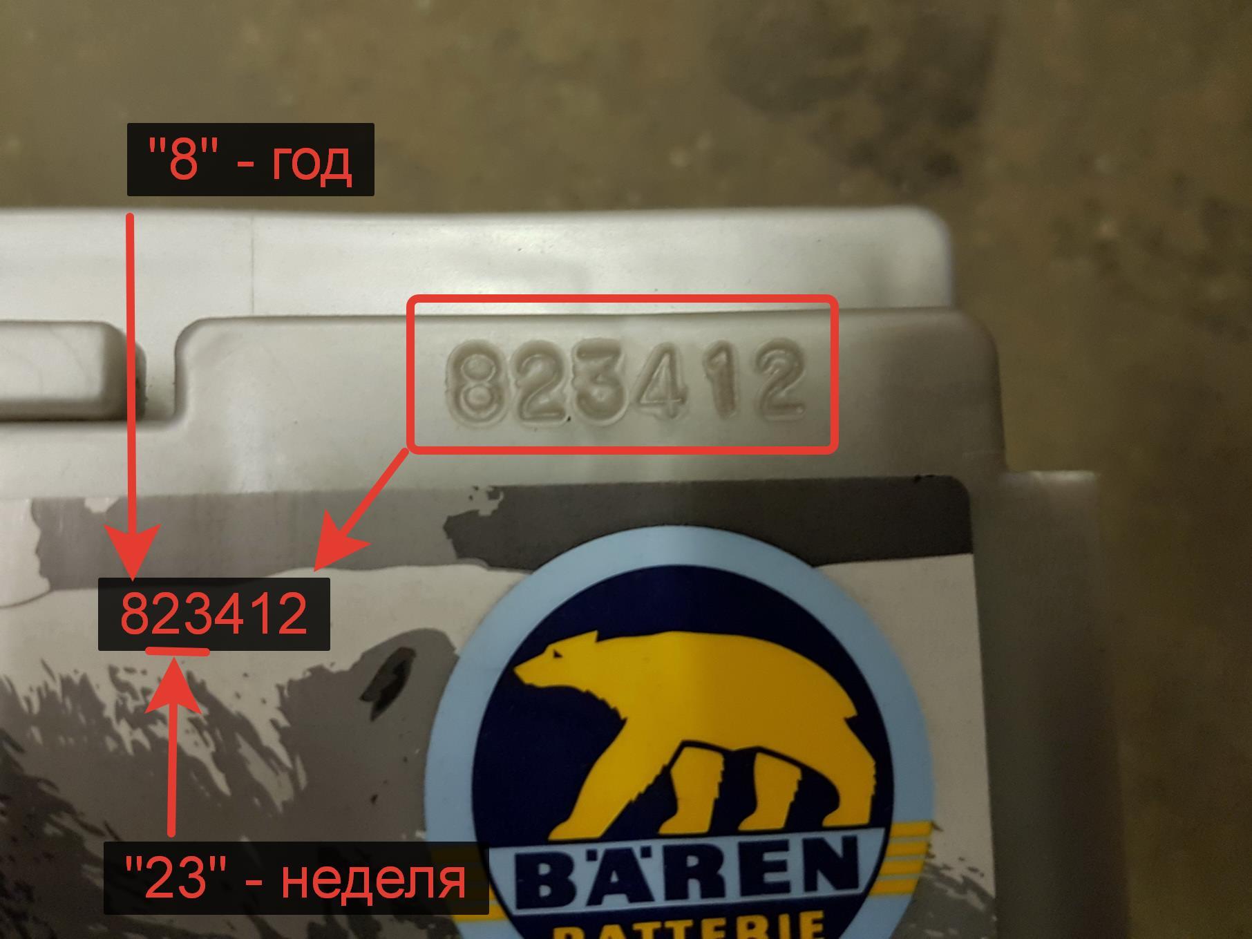Пример аккумулятора Baren